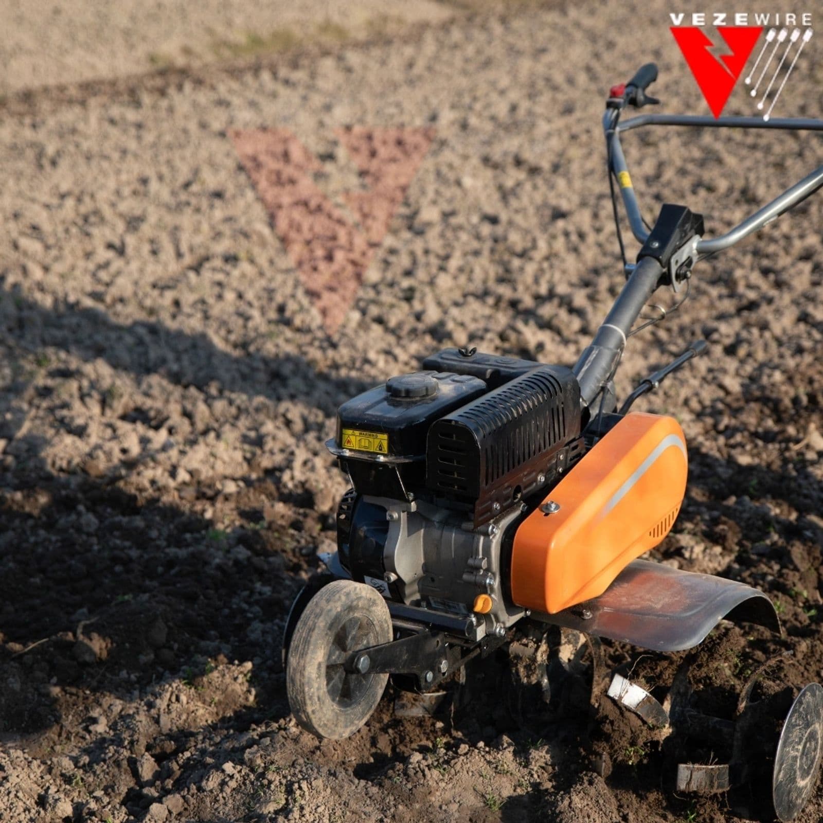 Red tractor featuring VezeWire’s durable wire harnesses for agricultural machinery and equipment.